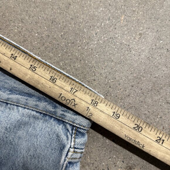 Vtg Levis 501 Jeans Mens 40x30 Blue Y2K Made in USA Button Fly Denim Light - Picture 4 of 5